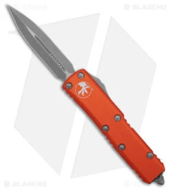 Microtech UTX-85 D/E OTF Automatic Knife Orange (3.13" Apocalyptic)