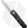 Microtech UTX-85 D/E OTF Automatic Double Serrated Knife Black (3.13" SW)