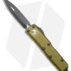 Microtech UTX-85 D/E OTF Automatic Knife OD Green (3.125" Black) -Blade HQ Shop Microtech UTX 85 DE OTF Auto OD Green Black BHQ 81507 jr