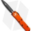 Microtech UTX-85 D/E OTF Auto Knife Orange Al (3.125" Black) 232-10 OR -Blade HQ Shop Microtech UTX 85 DE OTF Auto Orange Black 232 10 OR BHQ 140252 jr
