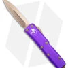 Microtech UTX-85 D/E OTF Automatic Knife Purple (3.125" Bronze) 2 Microtech UTX-85 D/E OTF Automatic Knife Purple (3.125" Bronze) -Blade HQ Shop Microtech UTX 85 DE OTF Auto Purple Bronze BHQ 180399 jr