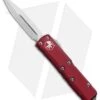 Microtech UTX-85 D/E OTF Automatic Knife Red (3.125" Satin) 232-4RD