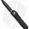 Microtech UTX-85 D/E OTF Automatic Knife Tactical (3.125" Black) 232-1T -Blade HQ Shop Microtech UTX 85 DE OTF Auto Tactical Black 232 1T BHQ 80743 jr