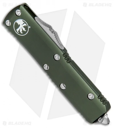 Microtech UTX-85 D/E OTF Auto Knife OD Green (3.125" Stonewash Serr) 232-11OD 4 Microtech UTX-85 D/E OTF Auto Knife OD Green (3.125" Stonewash Serr) 232-11OD - Image 2