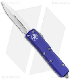 Microtech UTX-85 D/E OTF Automatic Knife Purple (3.125" Satin) 232-4PU