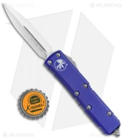 Microtech UTX-85 D/E OTF Automatic Knife Purple (3.125" Satin) 232-4PU -Blade HQ Shop Microtech UTX 85 DE OTF Purple Satin 232 4PU BHQ 93393 jr bottlecap