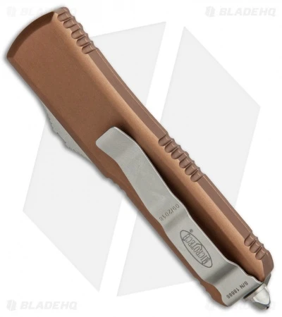 Microtech UTX-85 D/E OTF Automatic Knife Tan (3.125" Apocalyptic) 232-10APTA 5 Microtech UTX-85 D/E OTF Automatic Knife Tan (3.125" Apocalyptic) 232-10APTA - Image 3