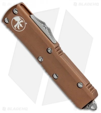 Microtech UTX-85 D/E OTF Automatic Knife Tan (3.125" Apocalyptic) 232-10APTA 4 Microtech UTX-85 D/E OTF Automatic Knife Tan (3.125" Apocalyptic) 232-10APTA - Image 2