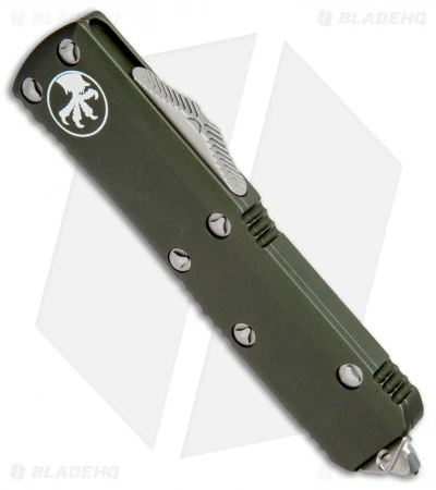 Microtech UTX-85 S/E OTF Automatic Knife OD Green (3.125" Stonewash) 231-10OD 4 Microtech UTX-85 S/E OTF Automatic Knife OD Green (3.125" Stonewash) 231-10OD - Image 2