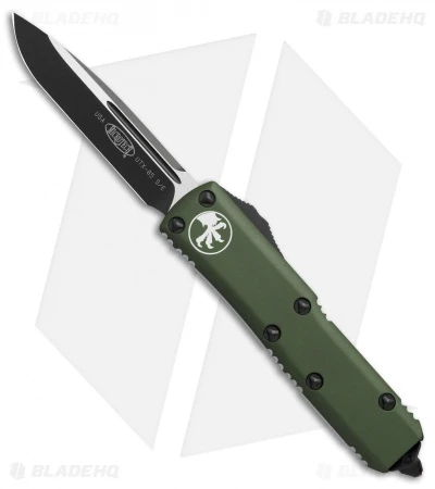 Microtech UTX-85 S/E OTF Automatic Knife OD Green (3.125" Black) 231-1OD 3 Microtech UTX-85 S/E OTF Automatic Knife OD Green (3.125" Black) 231-1OD