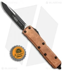 Microtech UTX-85 S/E OTF Automatic Knife Copper (3.125" Black) -Blade HQ Shop Microtech UTX 85 SE OTF Auto Copper Black 231 1CP BHQ 94739 jr bottlecap