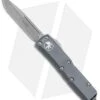 Microtech UTX-85 S/E OTF Automatic Knife Gray (3.125" Apocalyptic) -Blade HQ Shop Microtech UTX 85 SE OTF Auto Gray Apocalyptic BHQ 74107 jr