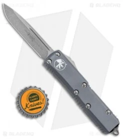Microtech UTX-85 S/E OTF Automatic Knife Gray (3.125" Apocalyptic) 9 Microtech UTX-85 S/E OTF Automatic Knife Gray (3.125" Apocalyptic) -Blade HQ Shop Microtech UTX 85 SE OTF Auto Gray Apocalyptic BHQ 74107 jr bottlecap