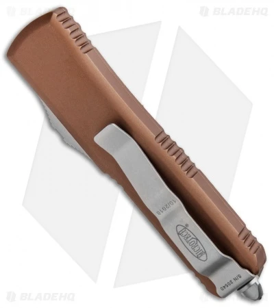 Microtech UTX-85 S/E OTF Automatic Knife Tan (3.125" Stonewash) 5 Microtech UTX-85 S/E OTF Automatic Knife Tan (3.125" Stonewash) - Image 3