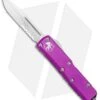 Microtech UTX-85 S/E OTF Automatic Knife Violet (3.125" Satin Serr) 2 Microtech UTX-85 S/E OTF Automatic Knife Violet (3.125" Satin Serr) -Blade HQ Shop Microtech UTX 85 SE OTF Auto Violet Satin Serr 231 5VI BHQ 97176 jr
