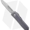 Microtech UTX-85 S/E OTF Automatic Knife Gray (3.125" Stonewash) 231-10GY
