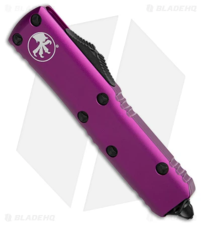 Microtech UTX-85 S/E OTF Automatic Knife Violet (3.125" Black Serr) 4 Microtech UTX-85 S/E OTF Automatic Knife Violet (3.125" Black Serr) - Image 2