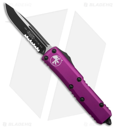 Microtech UTX-85 S/E OTF Automatic Knife Violet (3.125" Black Serr) 3 Microtech UTX-85 S/E OTF Automatic Knife Violet (3.125" Black Serr)