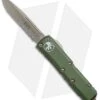 Microtech UTX-85 S/E OTF Automatic Knife OD Green (3.125" Bronze Serr)