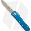 Microtech UTX-85 S/E OTF Automatic Knife Blue (3.125" Bronze) 231-13BL