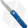 Microtech UTX-85 S/E OTF Automatic Knife Blue (3.125" Stonewash) 231-10BL -Blade HQ Shop Microtech UTX 85 SE blue sw 231 10BL BHQ 69036 er