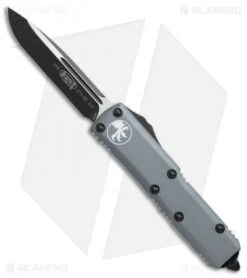 Microtech UTX-85 S/E OTF Automatic Knife Gray (3.125" Black) 231-1GY