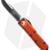 Microtech UTX-85 S/E OTF Automatic Knife Orange (3.125" Black Serr) 231-2OR -Blade HQ Shop Microtech UTX 85 SE orange black serr 231 2OR BHQ 69048 er