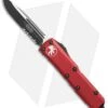 Microtech UTX-85 S/E OTF Automatic Knife Red (3.125" Black Serr) 231-2RD