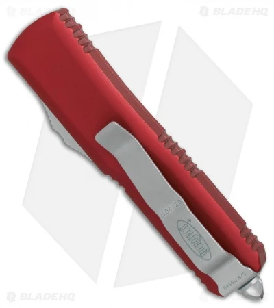 Microtech UTX-85 S/E OTF Automatic Knife Red (3.125" Stonewash) 231-10RD 5 Microtech UTX-85 S/E OTF Automatic Knife Red (3.125" Stonewash) 231-10RD - Image 3
