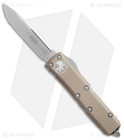 Microtech UTX-85 S/E OTF Automatic Knife Tan (3.125" Stonewash) 231-10TA 3 Microtech UTX-85 S/E OTF Automatic Knife Tan (3.125" Stonewash) 231-10TA