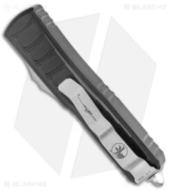 Microtech UTX-85 II Signature Series S/E OTF Automatic Black (3.1" Satin Serr) 8 Microtech UTX-85 II Signature Series S/E OTF Automatic Black (3.1" Satin Serr) -Blade HQ Shop Microtech UTX 85 SS SE OTF Auto Black Satin Partial Serr BHQ 141937 jr side