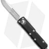 Microtech UTX-85 S/E OTF Automatic Knife Black (3.125" Satin Serr) 231-5