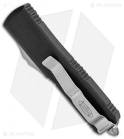 Microtech UTX-85 T/E OTF Automatic Knife (3.125" Black) 233-1 -Blade HQ Shop Microtech UTX 85 TE OTF Auto Black 233 1 BHQ 88779 jr side 2