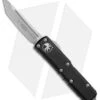 Microtech UTX-85 T/E OTF Automatic Knife Black (3.125" Stonewash) 233-10