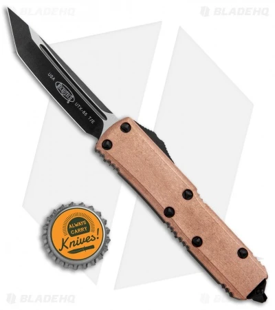 Microtech UTX-85 T/E OTF Automatic Knife Copper (3.125" Black) 233-1CP 6 Microtech UTX-85 T/E OTF Automatic Knife Copper (3.125" Black) 233-1CP - Image 4