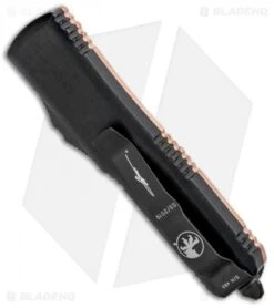 Microtech UTX-85 T/E OTF Automatic Knife Copper (3.125" Black) 233-1CP 8 Microtech UTX-85 T/E OTF Automatic Knife Copper (3.125" Black) 233-1CP -Blade HQ Shop Microtech UTX 85 TE OTF Auto Copper Black 233 1CP BHQ 96658 jr side