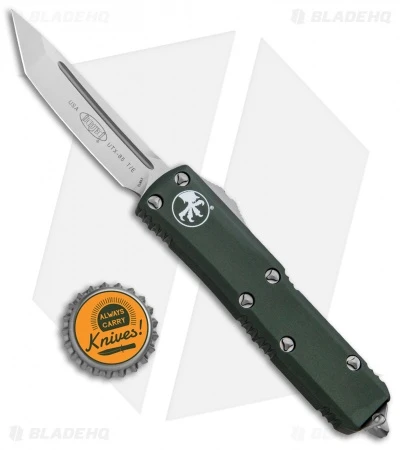 Microtech UTX-85 T/E OTF Automatic Knife OD Green (3.125" Satin) 233-4OD 6 Microtech UTX-85 T/E OTF Automatic Knife OD Green (3.125" Satin) 233-4OD - Image 4
