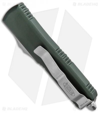 Microtech UTX-85 T/E OTF Automatic Knife OD Green (3.125" Satin) 233-4OD 5 Microtech UTX-85 T/E OTF Automatic Knife OD Green (3.125" Satin) 233-4OD - Image 3