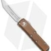 Microtech UTX-85 T/E OTF Automatic Knife Tan (3.125" Satin Serr) 233-5TA