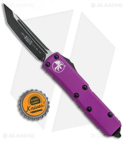 Microtech UTX-85 T/E OTF Automatic Knife Violet (3.125" Black) 233-1VI 6 Microtech UTX-85 T/E OTF Automatic Knife Violet (3.125" Black) 233-1VI - Image 4