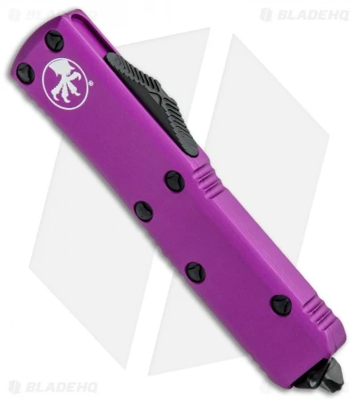 Microtech UTX-85 T/E OTF Automatic Knife Violet (3.125" Black) 233-1VI 4 Microtech UTX-85 T/E OTF Automatic Knife Violet (3.125" Black) 233-1VI - Image 2