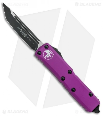 Microtech UTX-85 T/E OTF Automatic Knife Violet (3.125" Black) 233-1VI 3 Microtech UTX-85 T/E OTF Automatic Knife Violet (3.125" Black) 233-1VI