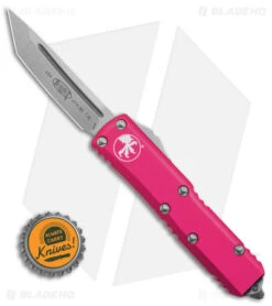Microtech UTX-85 T/E OTF Automatic Knife Pink (3.1" Stonewash) 233-10 PK 9 Microtech UTX-85 T/E OTF Automatic Knife Pink (3.1" Stonewash) 233-10 PK -Blade HQ Shop Microtech UTX 85 TE OTF Automatic Knife Pink 3in SW BHQ 146604 td size