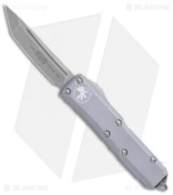 Microtech UTX-85 T/E Stonewash Standard Gray 233-10GY