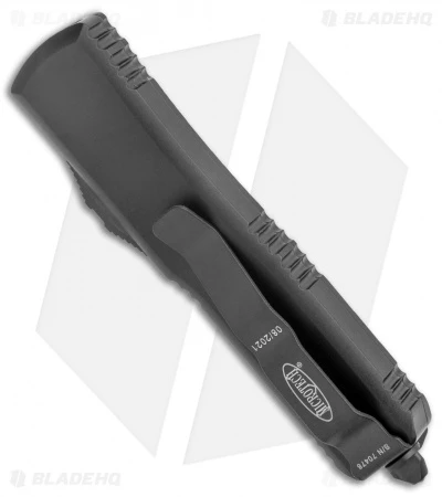 Microtech UTX-85 T/E OTF Automatic Knife Tactical (3.125" Black Full Serr) 5 Microtech UTX-85 T/E OTF Automatic Knife Tactical (3.125" Black Full Serr) - Image 3