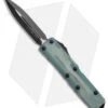 Microtech UTX-85 D/E OTF Automatic Knife Natural G-10 Jade (3.125" Black)