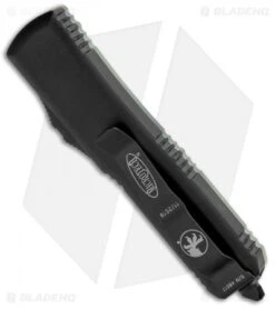 Microtech UTX-85 D/E OTF Automatic Knife Natural G-10 Jade (3.125" Black) 8 Microtech UTX-85 D/E OTF Automatic Knife Natural G-10 Jade (3.125" Black) -Blade HQ Shop Microtech UTX DE OTF Auto Natural G 10 Black 232 1GTJG BHQ 104187 jr side