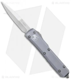 Microtech Ultratech Bayonet OTF Automatic Knife Gray CC (3.4" Stonewash)