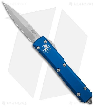 Microtech Ultratech Bayonet OTF Automatic Knife Blue CC (3.4" SW) 120-10BL 3 Microtech Ultratech Bayonet OTF Automatic Knife Blue CC (3.4" SW) 120-10BL