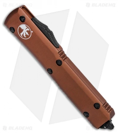 Microtech Ultratech Bayonet OTF Automatic Knife Tan (3.4" Black Serr) 120-2TA 4 Microtech Ultratech Bayonet OTF Automatic Knife Tan (3.4" Black Serr) 120-2TA - Image 2